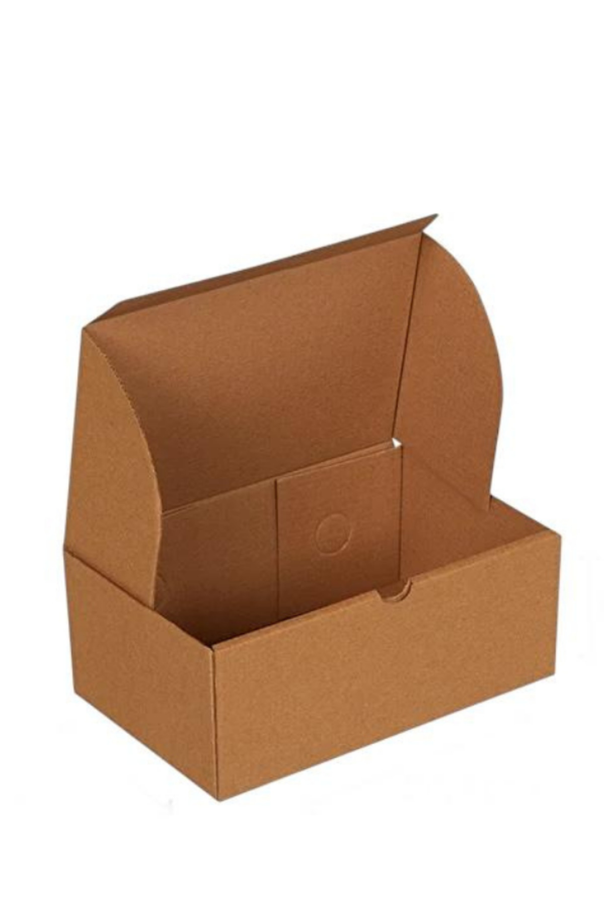 22,5x12,5x10 Cm Baskısız Hamburger Kutusu-1 Desi-50 Adet-Kraft