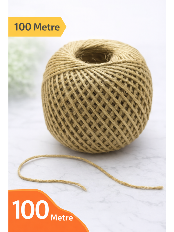 100 Metre Hasır İpi-Çuval İpi-Kırnap İpi-Jüt İp-1 Adet